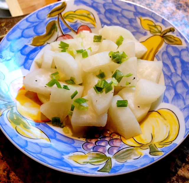 清炒白萝卜
