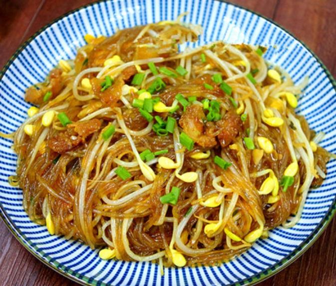 干煸豆芽粉丝的做法