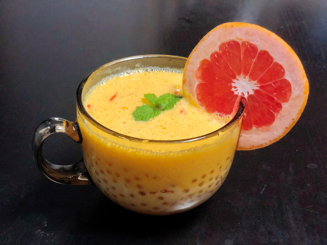 自制椰香浓郁的杨枝甘露‼️巨好喝零失败