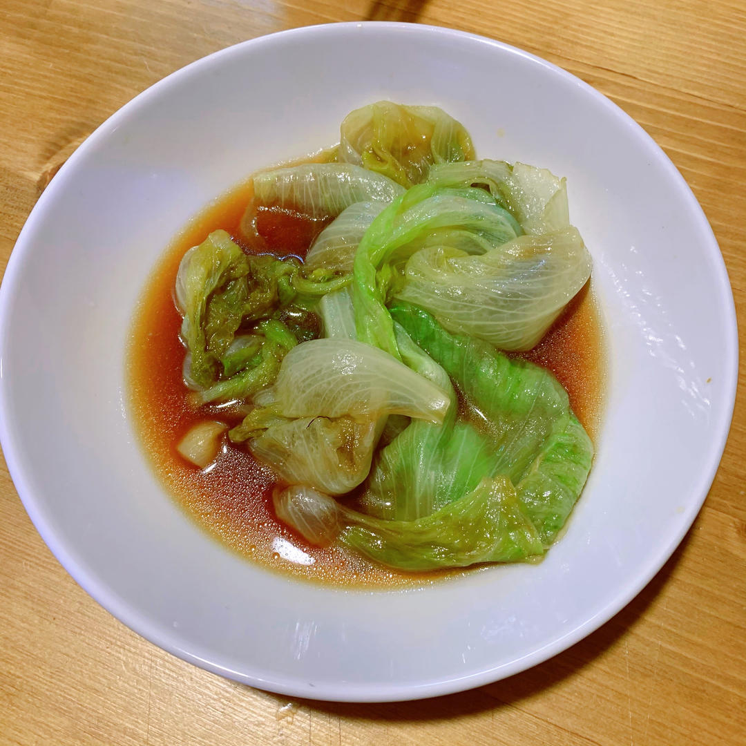 超级好吃低脂低热量的～蚝油生菜