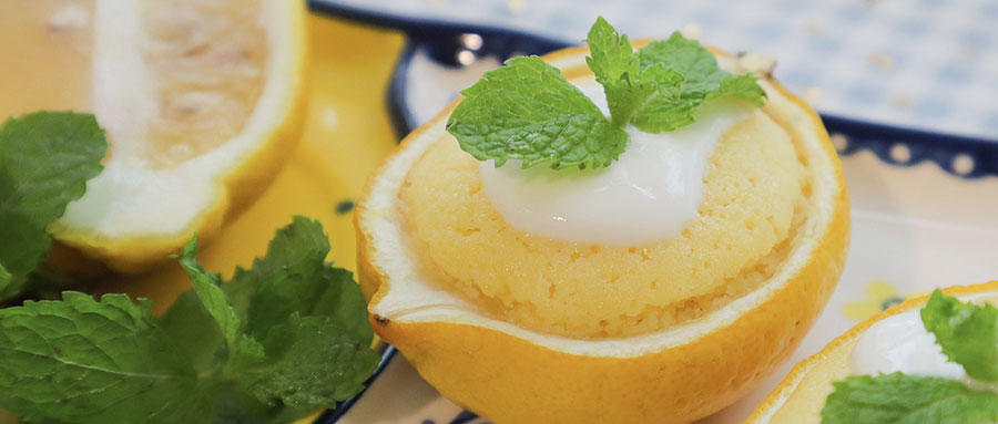 藏在柠檬里的小蛋糕，竟然这么清新！的做法