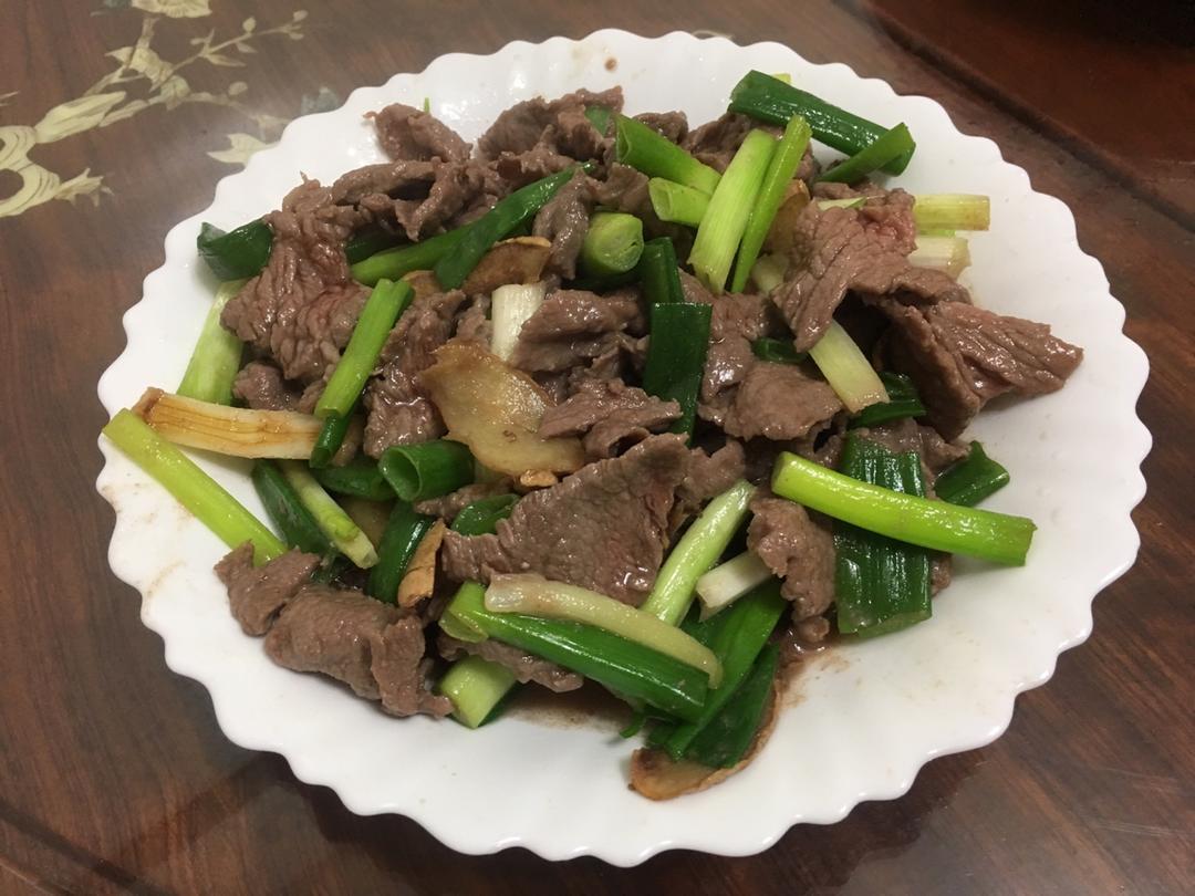 蔥爆牛肉片