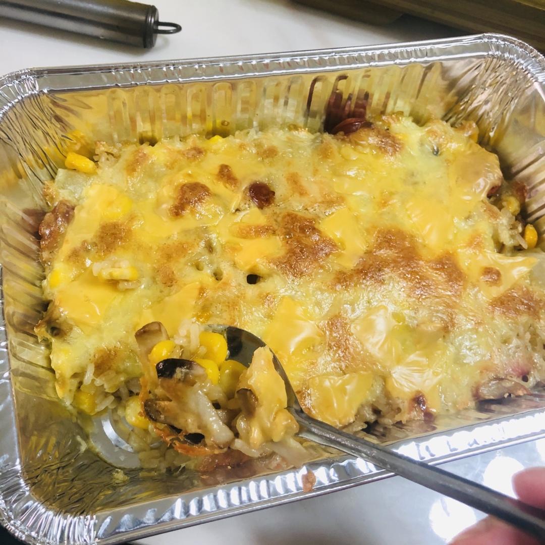 ying2017做的芝士焗饭烤箱版