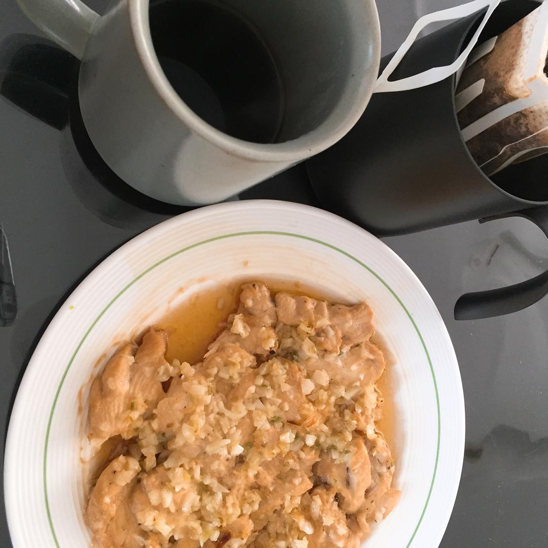 蒜蓉蒸鸡胸（鸡腿）