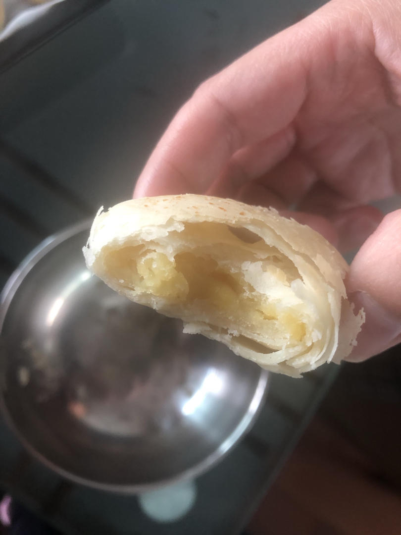 绿豆饼（玉米油版）不用烤箱也可以做绿豆饼哦