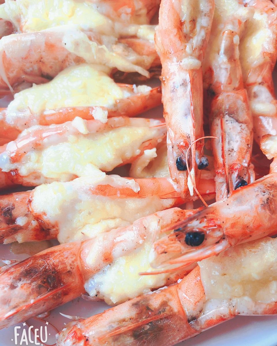 芝士沙拉酱焗大虾