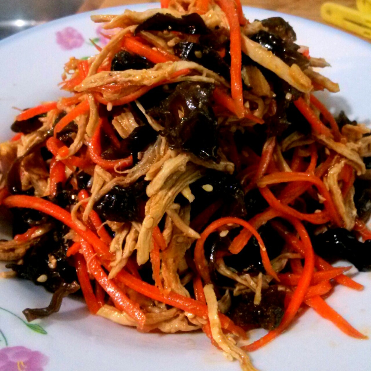 减脂健身｜凉拌手撕鸡丝（香辣&麻油版）