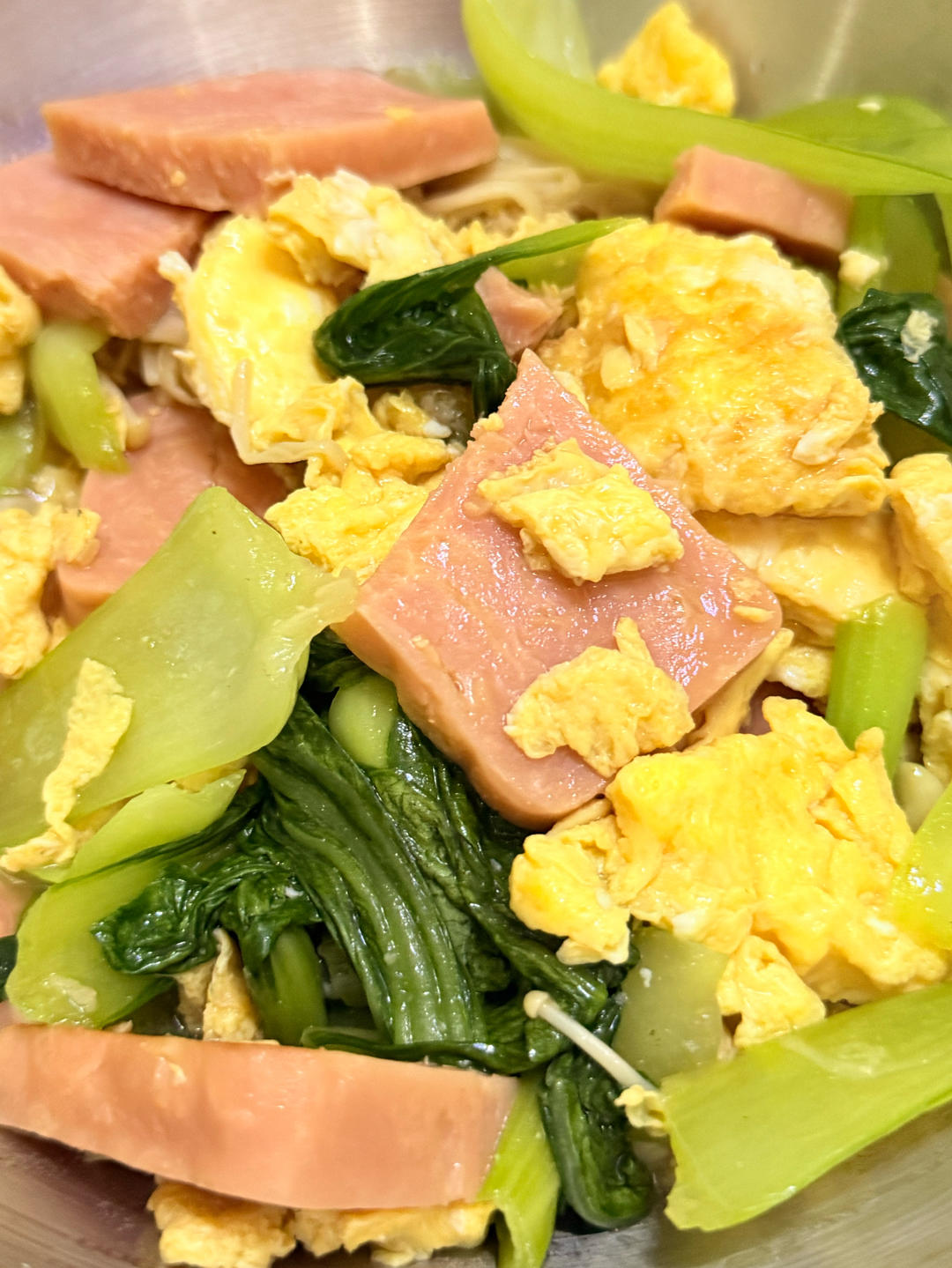 这么操作，油菜炒鸡蛋超好吃