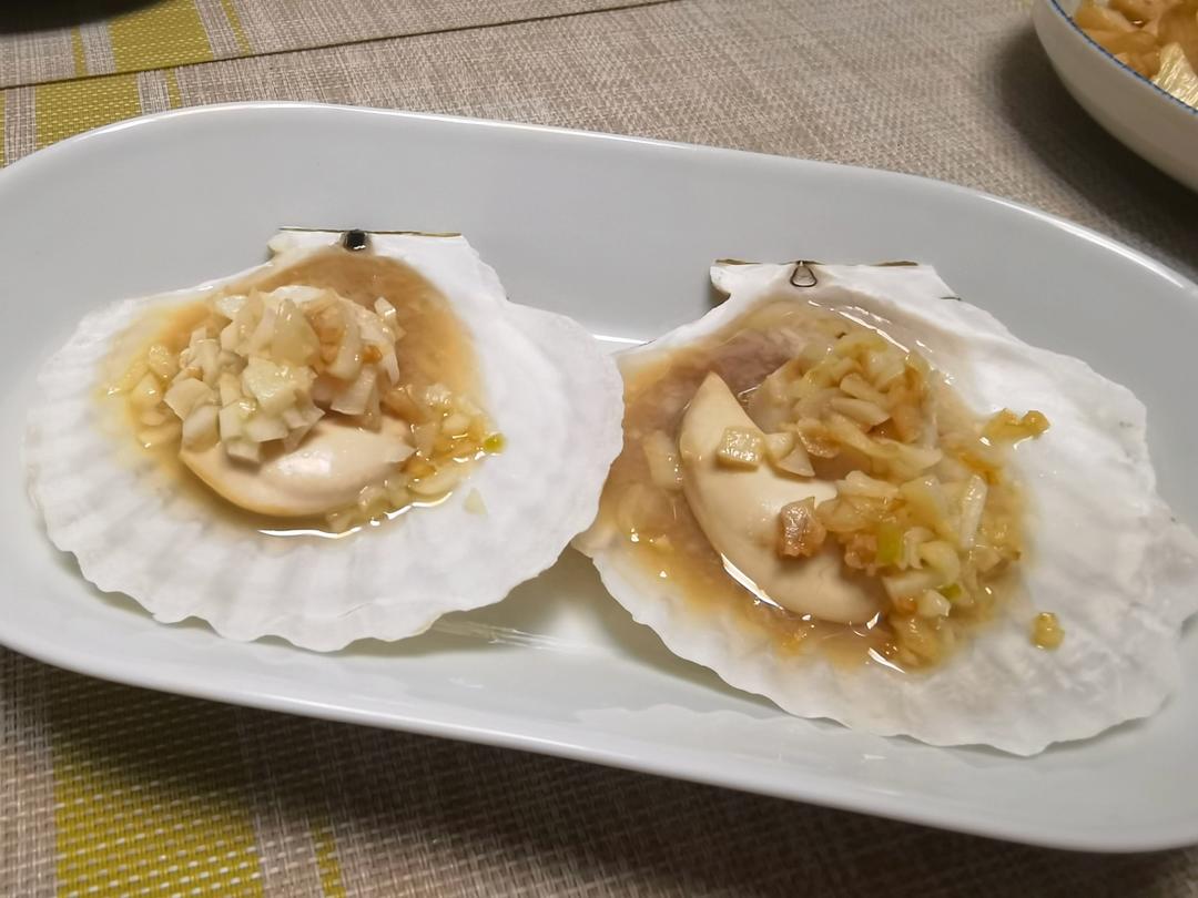 蒜蓉粉丝蒸扇贝