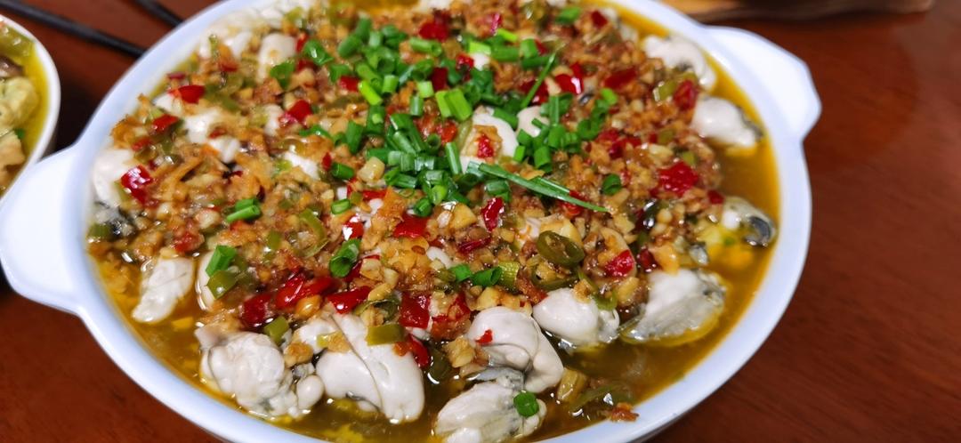 蒜蓉粉丝蒸生蚝肉
