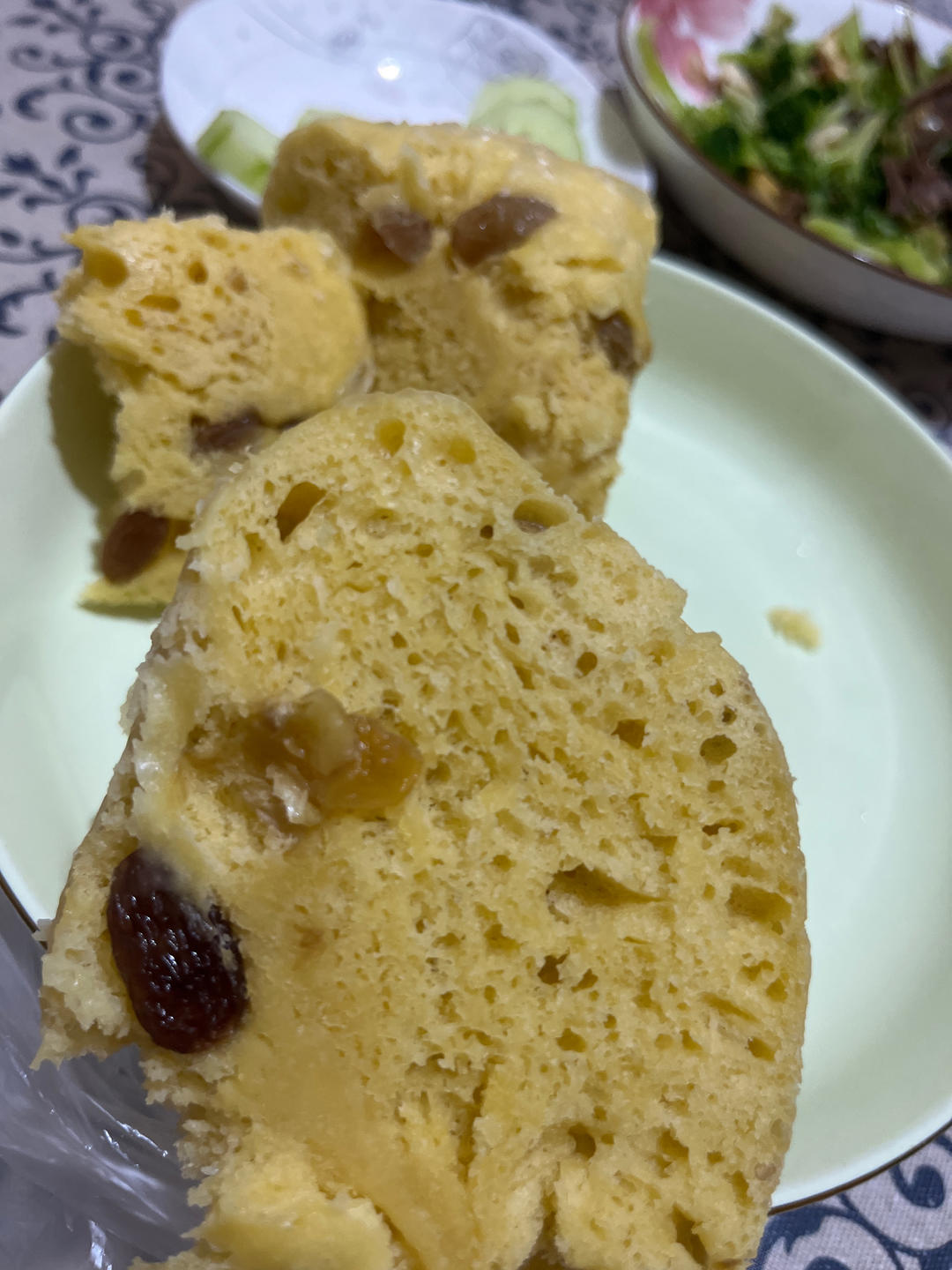 两个鸡蛋一碗面，松软香甜好吃！