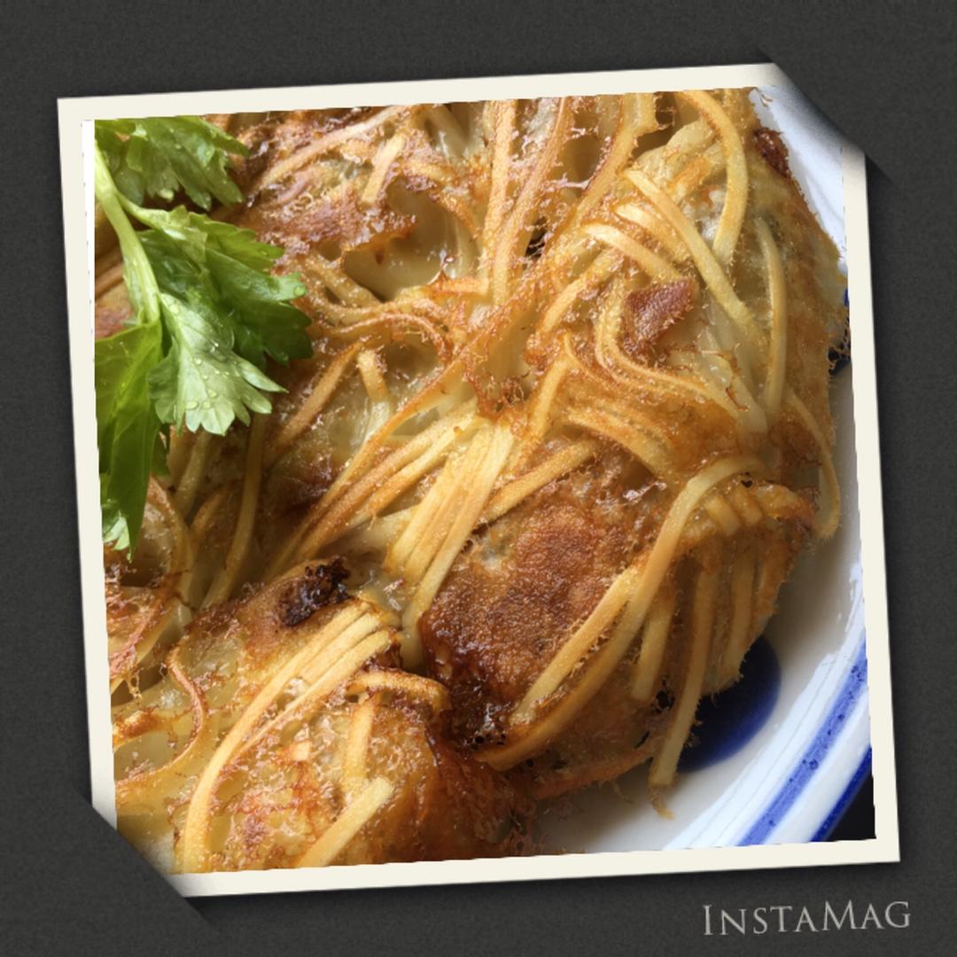 早餐来一锅香脆的生煎饺子