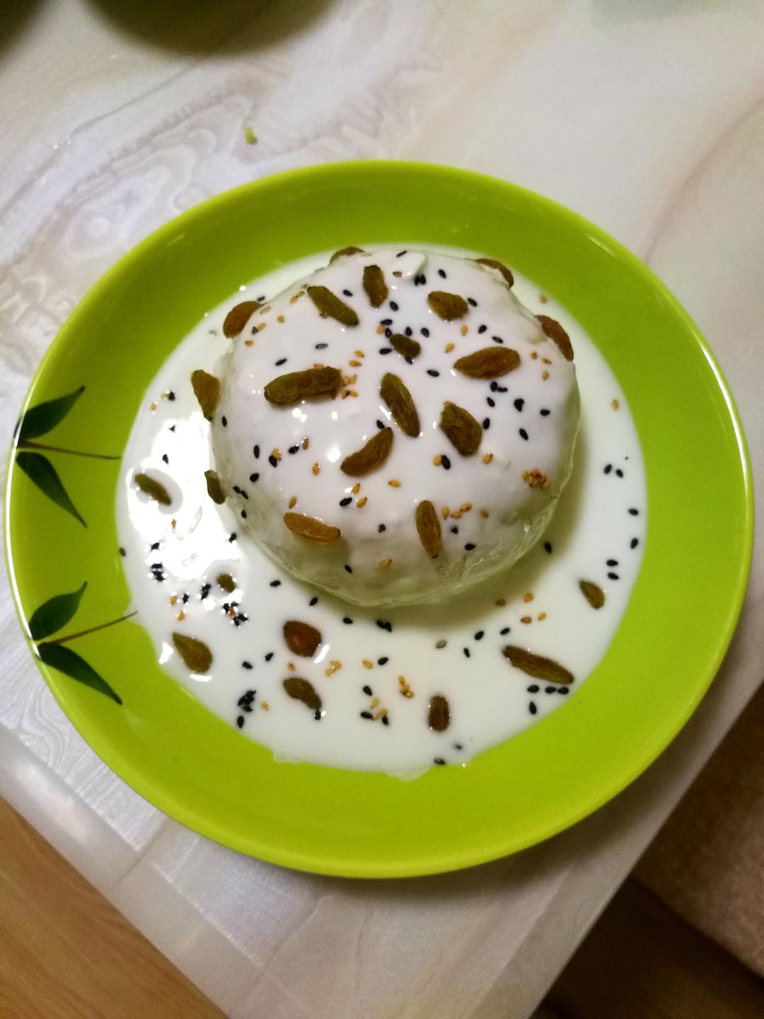 cinderella雪做的酸奶红薯泥