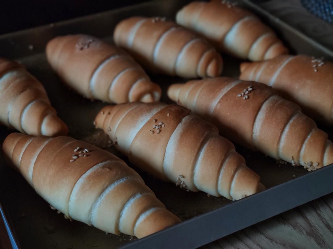 免手套膜❗️人气🔥日式盐面包｜盐可颂｜海盐卷