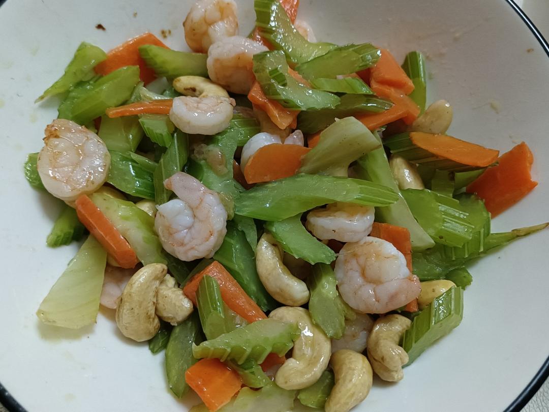 ㊙️巨好吃的西芹炒虾仁，减肥减脂必学菜谱，狂瘦脂必学菜谱，狂瘦！