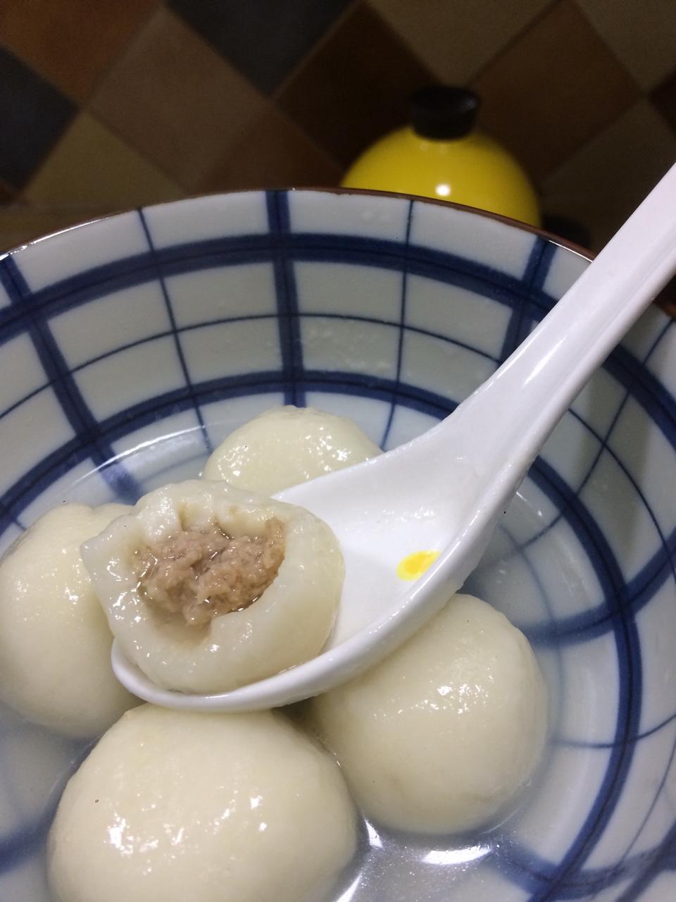 心语欣言做的鲜肉汤圆