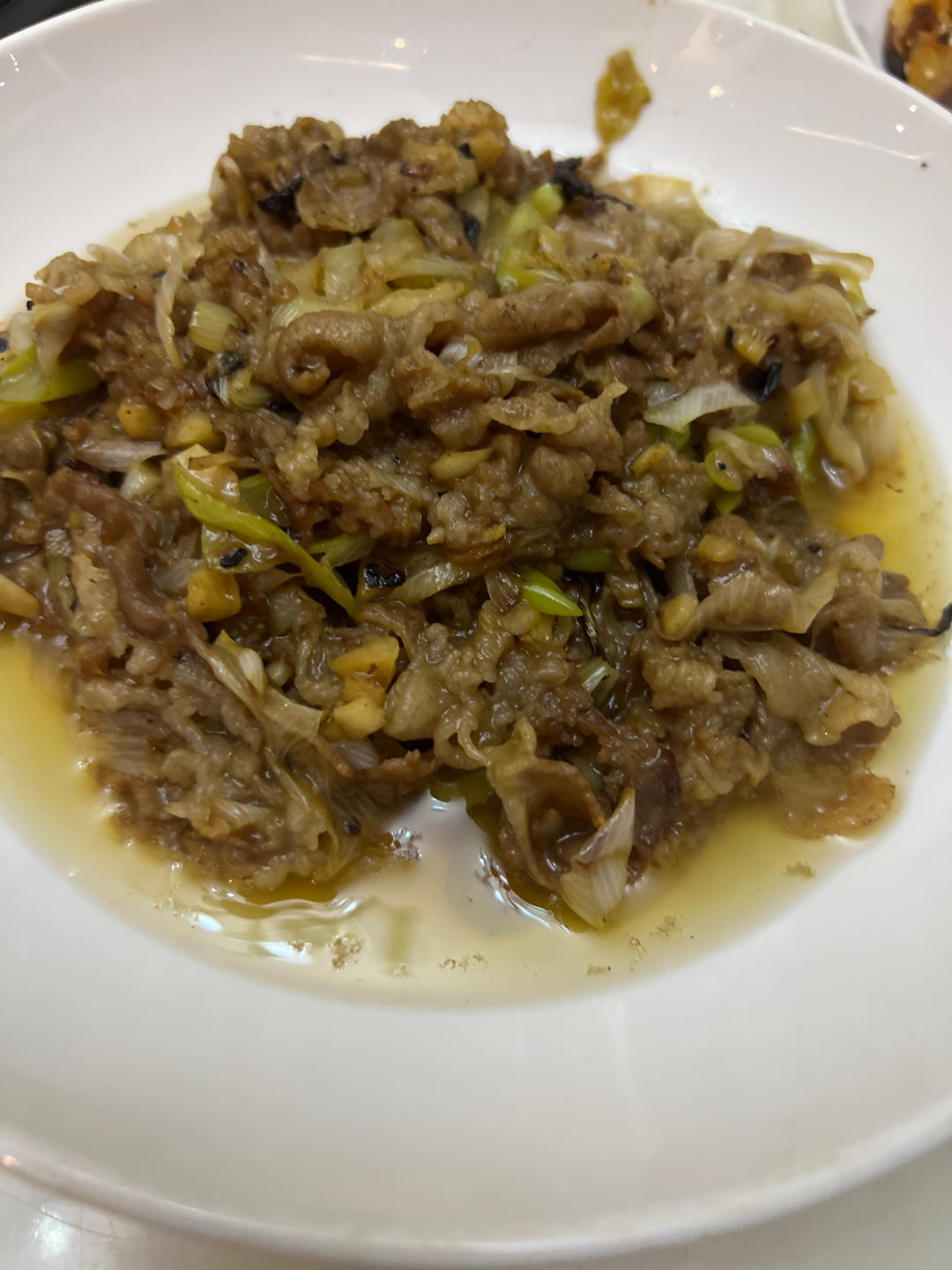 葱爆牛肉