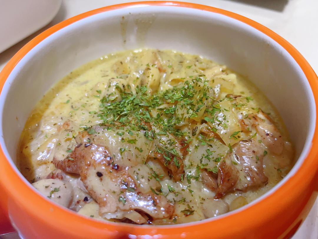 香绝了‼️法式奶油炖鸡🍗这味道真的很赞💥