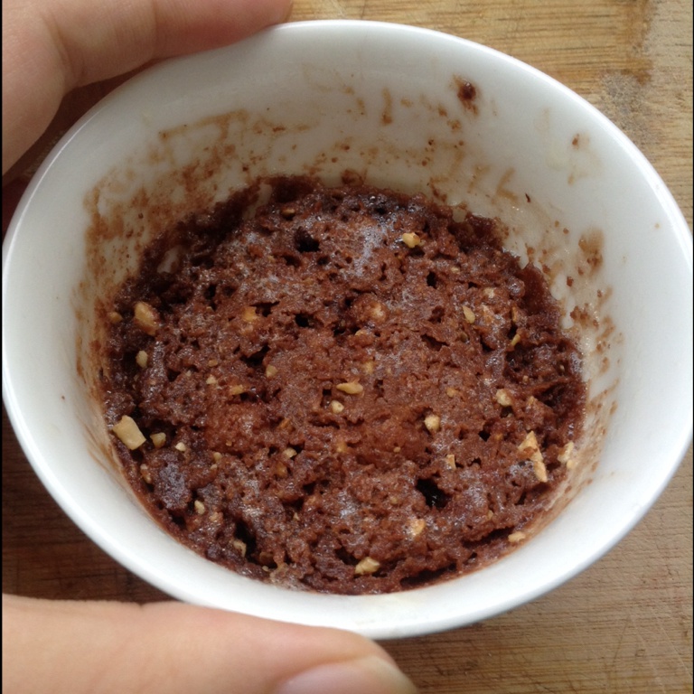 1分钟微波炉布朗尼brownie