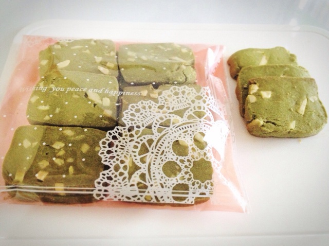抹茶杏仁饼干
