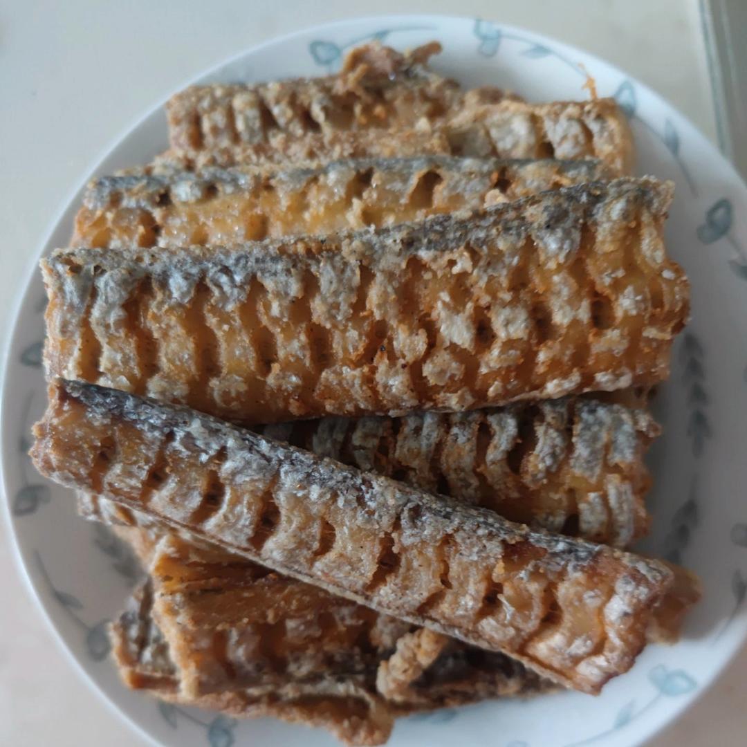 酥酥斑马纹带鱼（香酥椒盐炸带鱼）