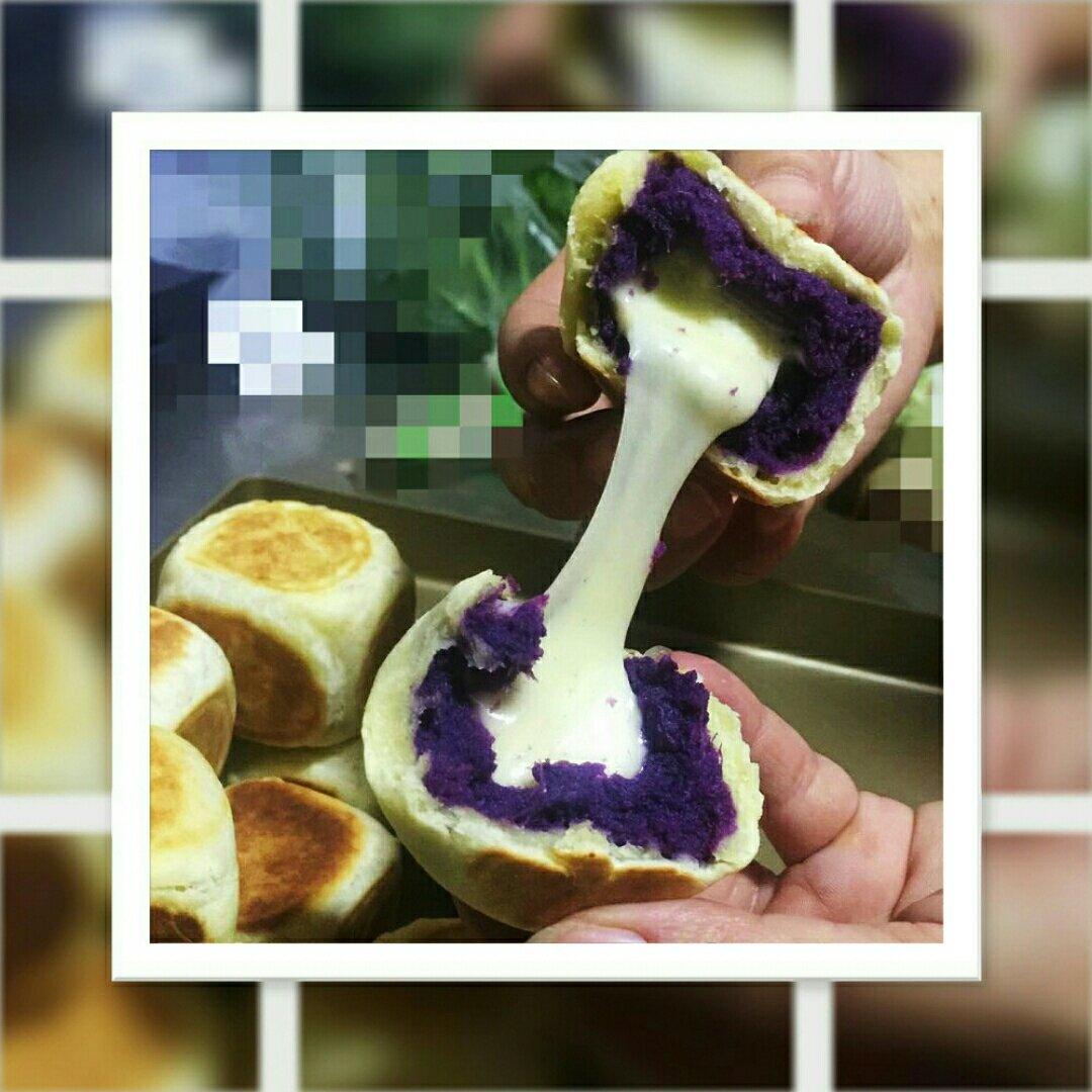 【爆浆紫薯仙豆糕】