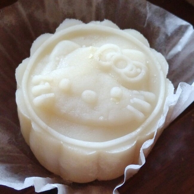 传说中的大班冰皮月饼 终于能尝到啦～