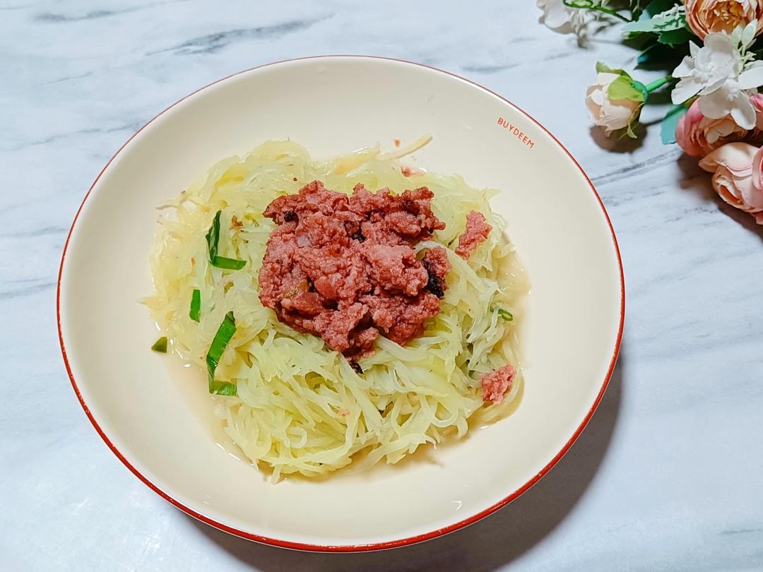 肉末莴笋丝