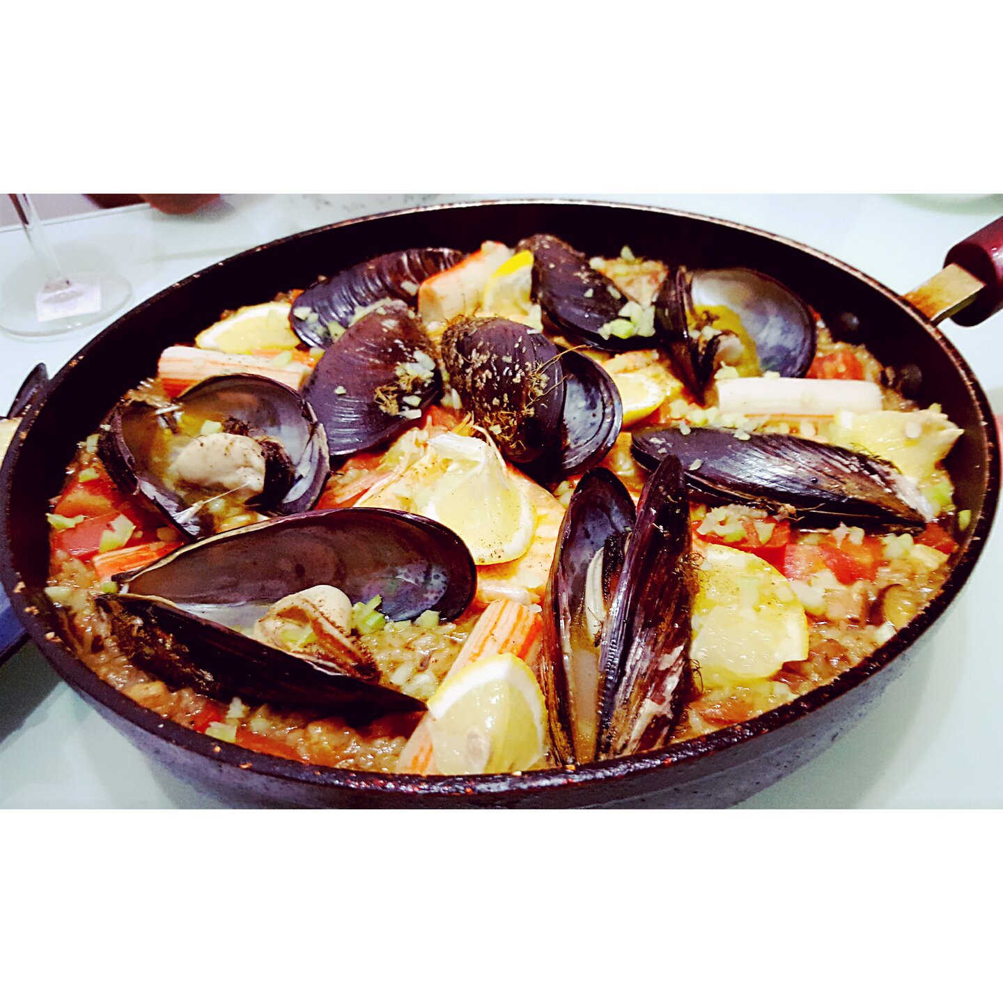 聚会菜单：西班牙海鲜饭Spanish Seafood Paella