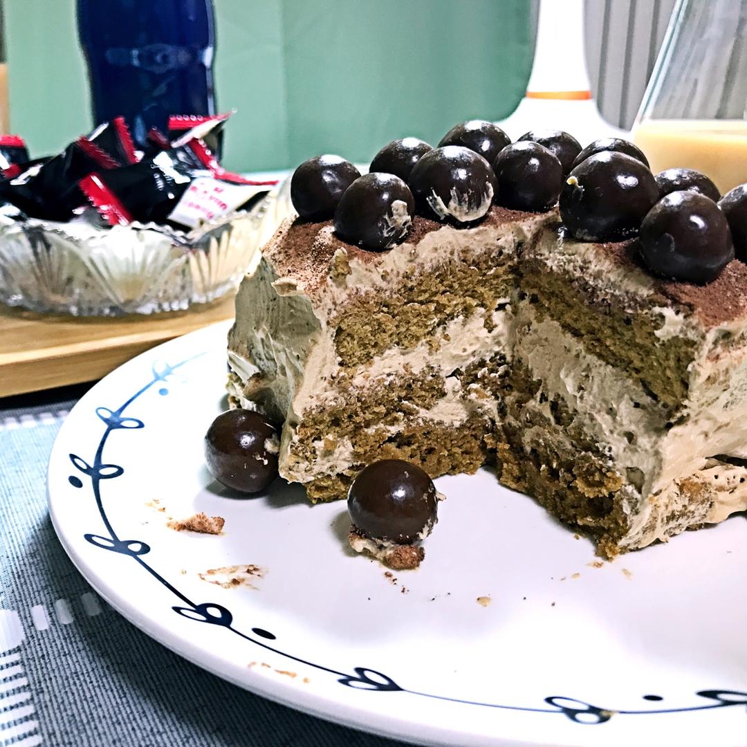 巧克力摩卡戚风