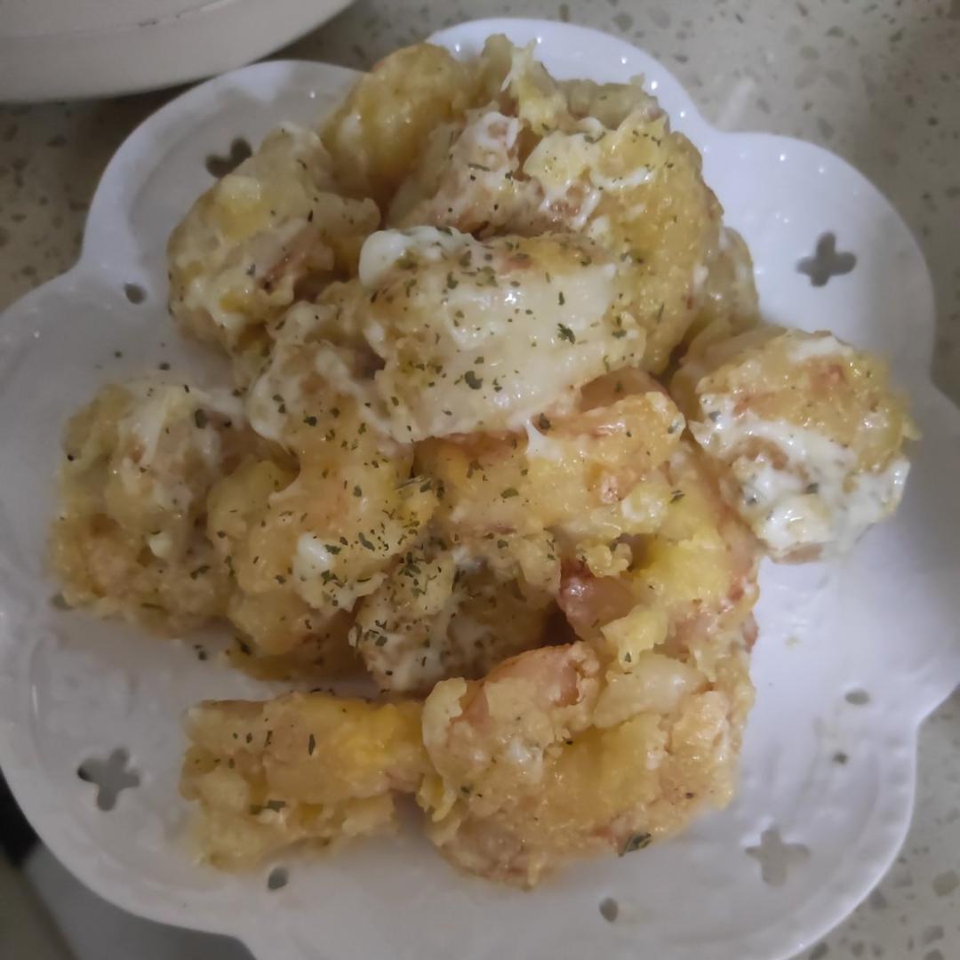 柏悦平替版芥末虾球