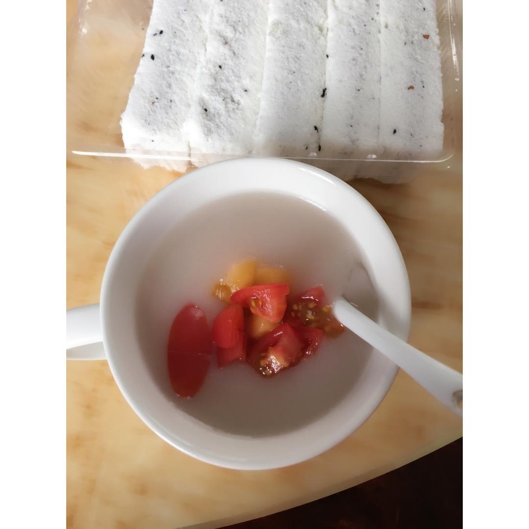 莲藕水果羹