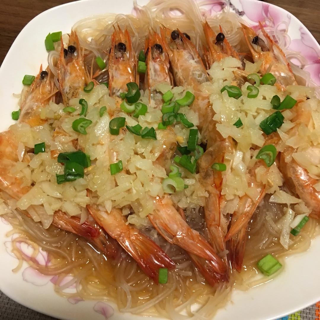 蒜蓉粉丝蒸大虾