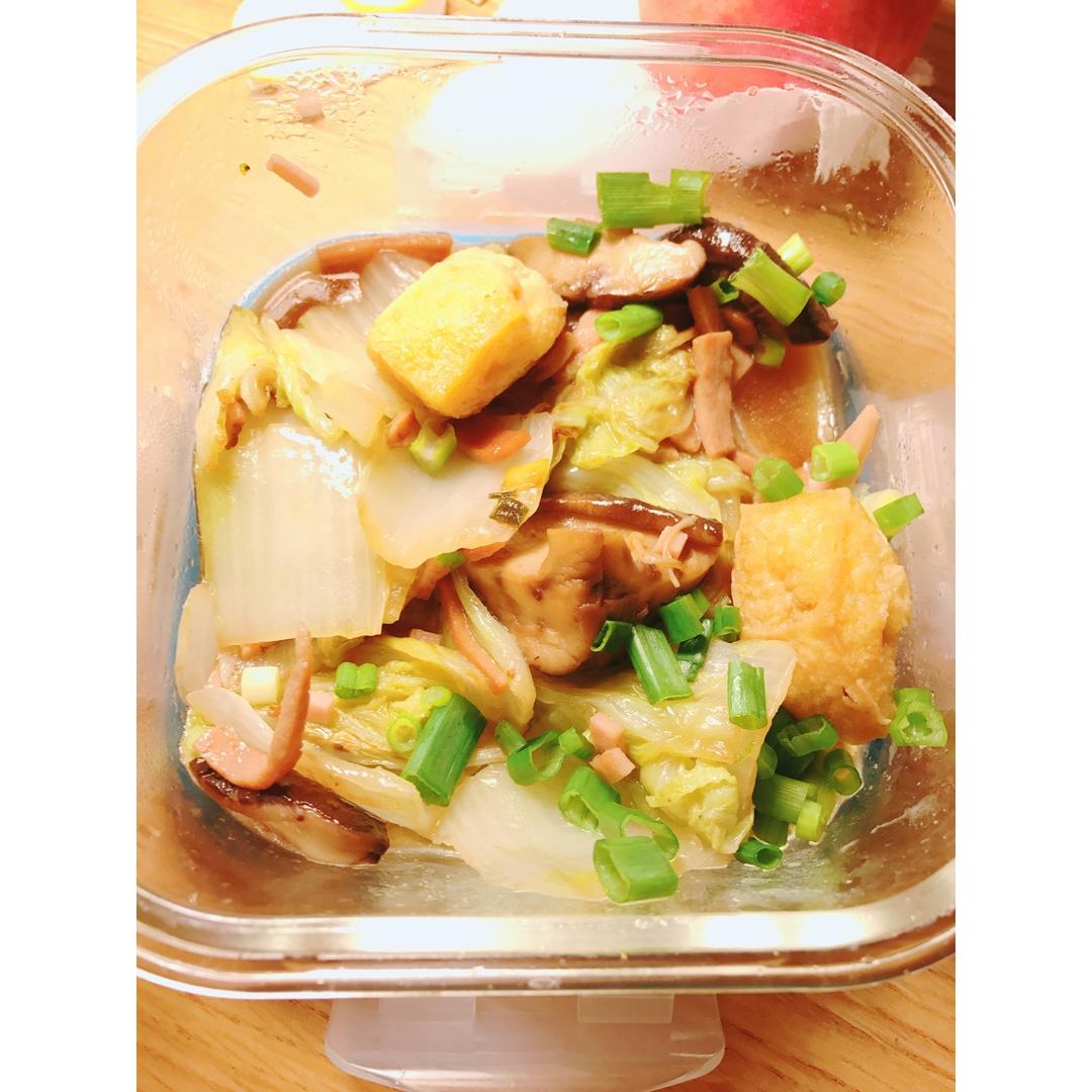 不要放弃，继续清肠……香菇白菜来帮忙