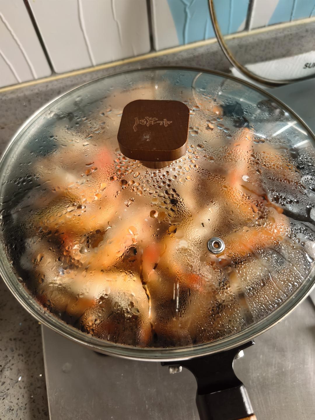 超大超鲜的盐焗🦐虾