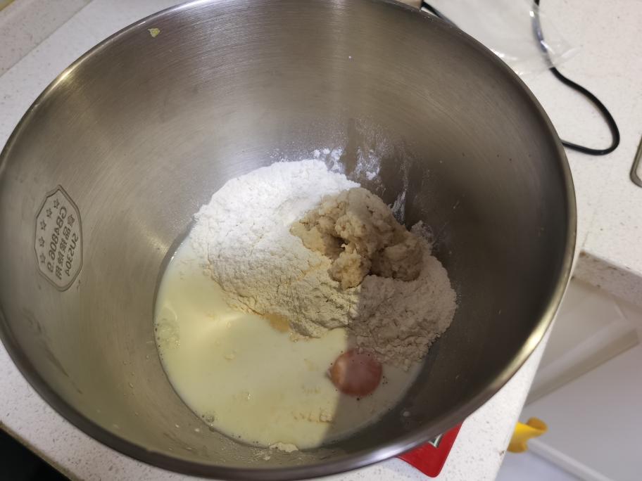 纯奶手撕吐司的做法 步骤1