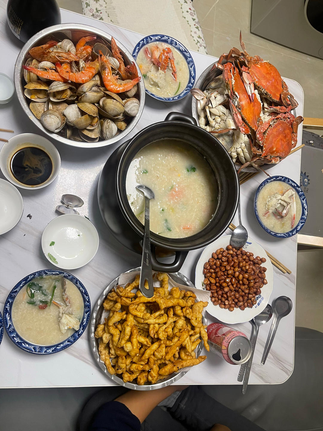 正宗潮汕虾蟹砂锅粥