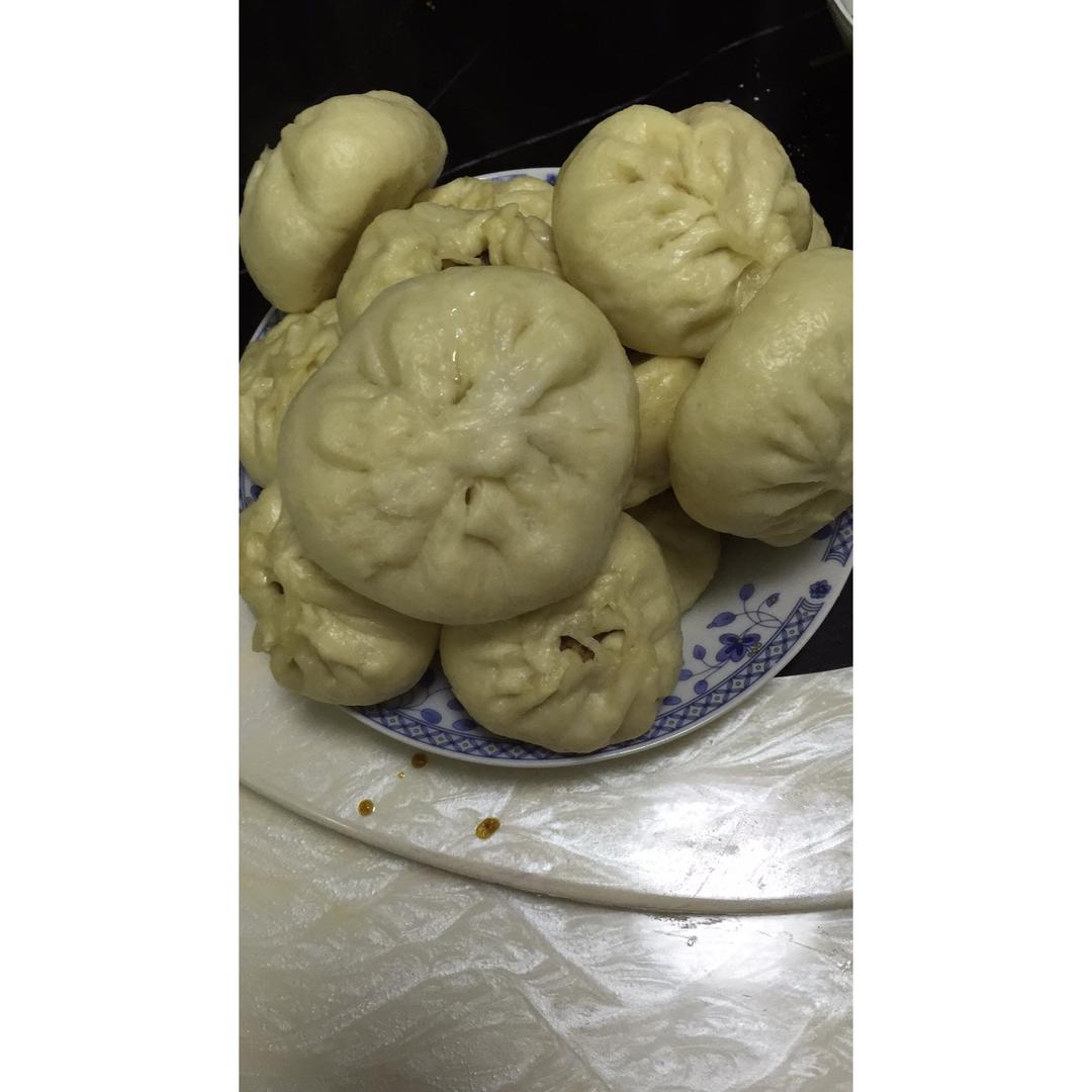 一小时快速吃上热腾包子（包括准备馅的时间）