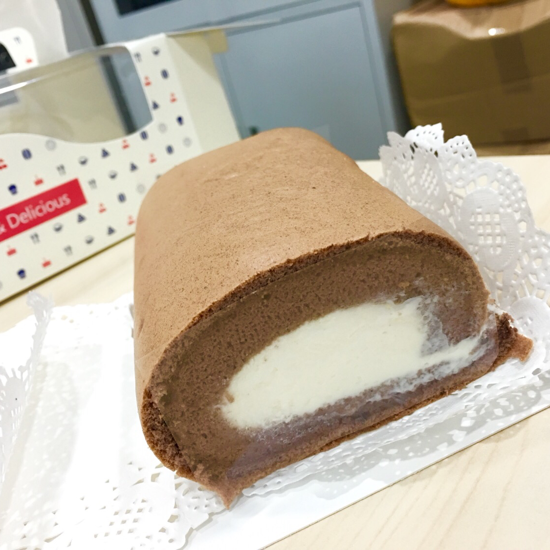 可可马斯卡彭柑橘蛋糕卷