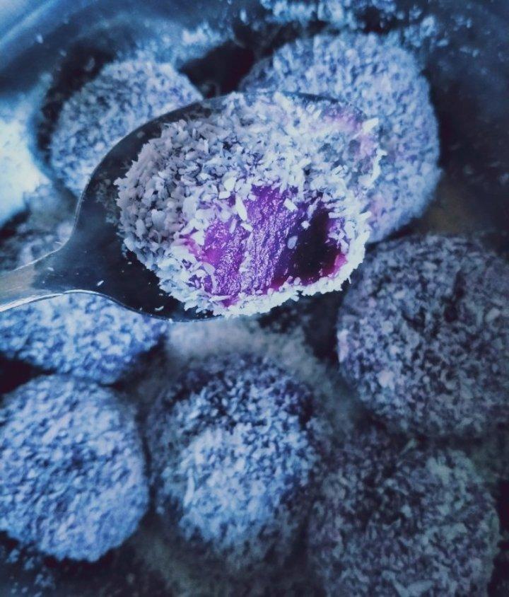 紫薯糯米饼