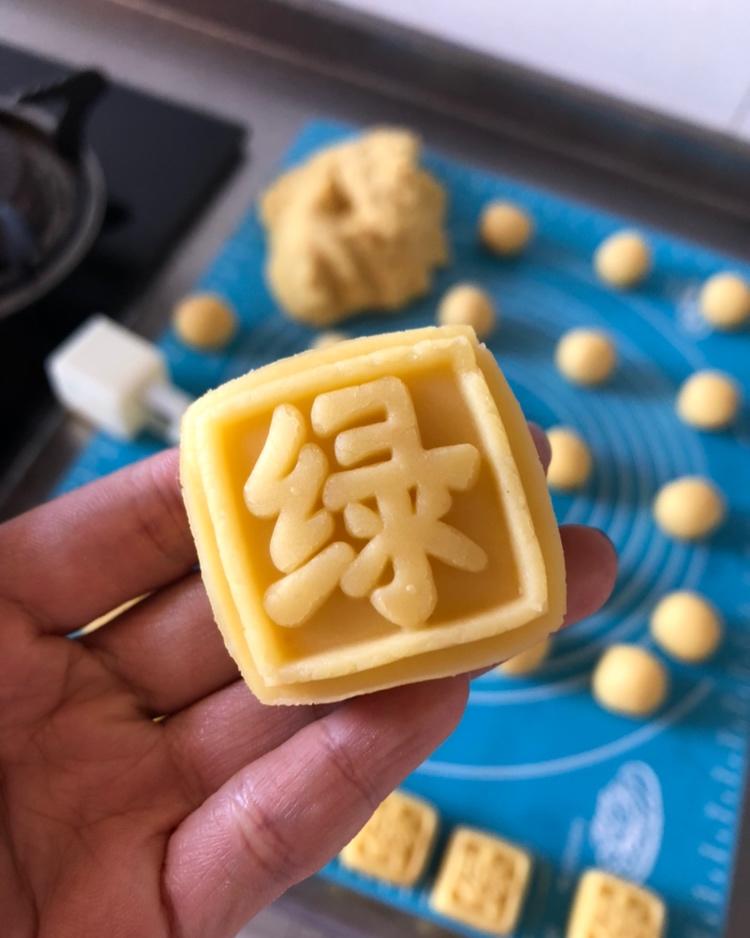 省时简易绿豆糕-免泡豆免过筛
