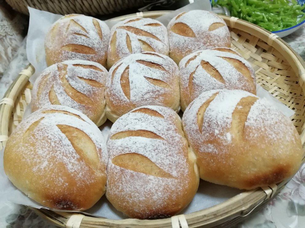 低油糖好健康-小麦胚芽软欧包