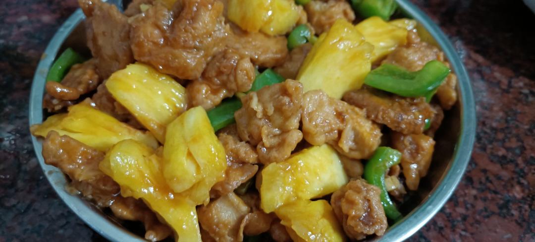 超级下饭的菠萝咕咾肉鸡肉版
