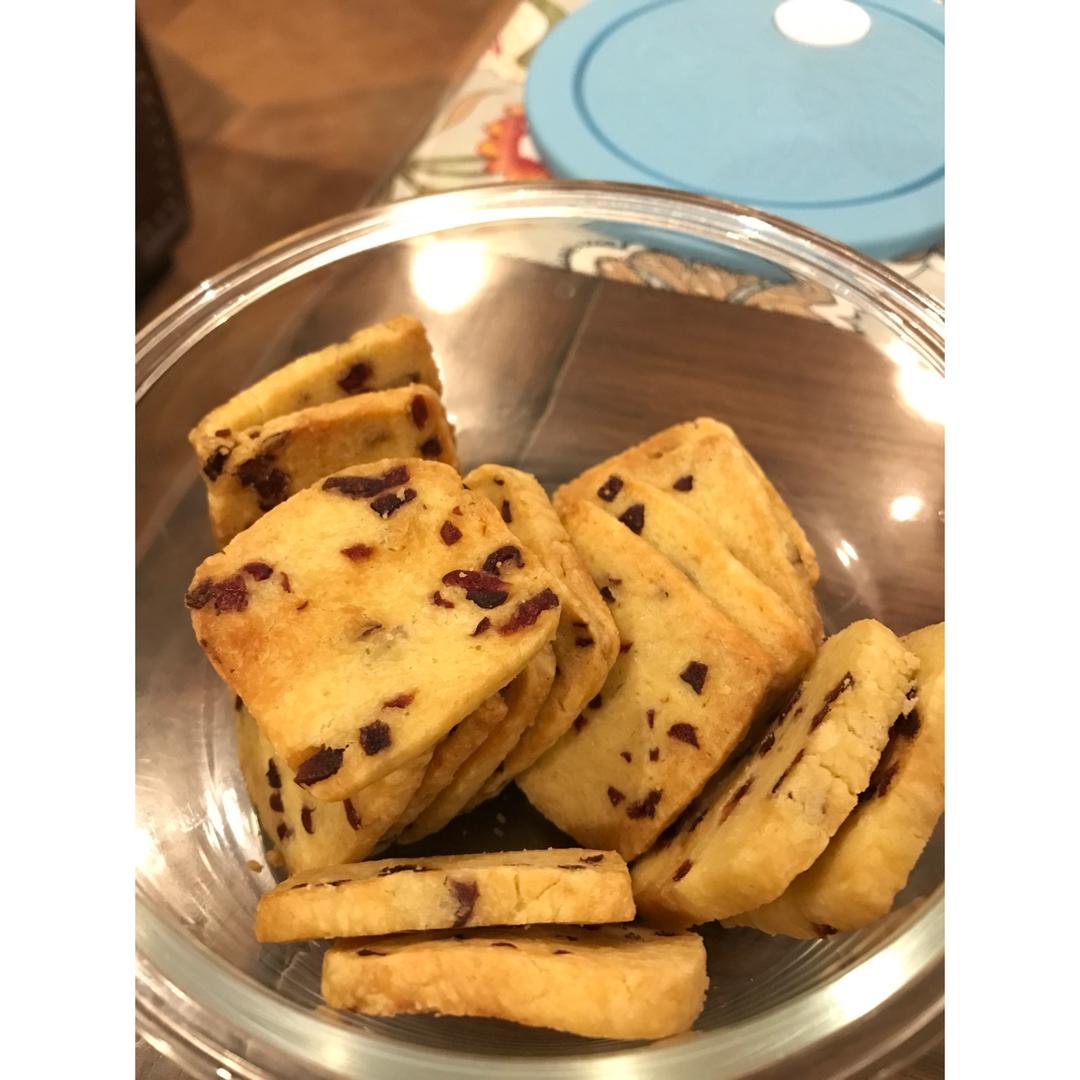 低糖少油版蔓越莓饼干