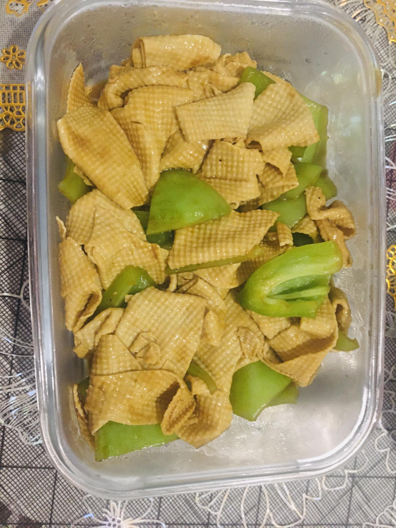尖椒炒豆皮➕灵魂汤汁