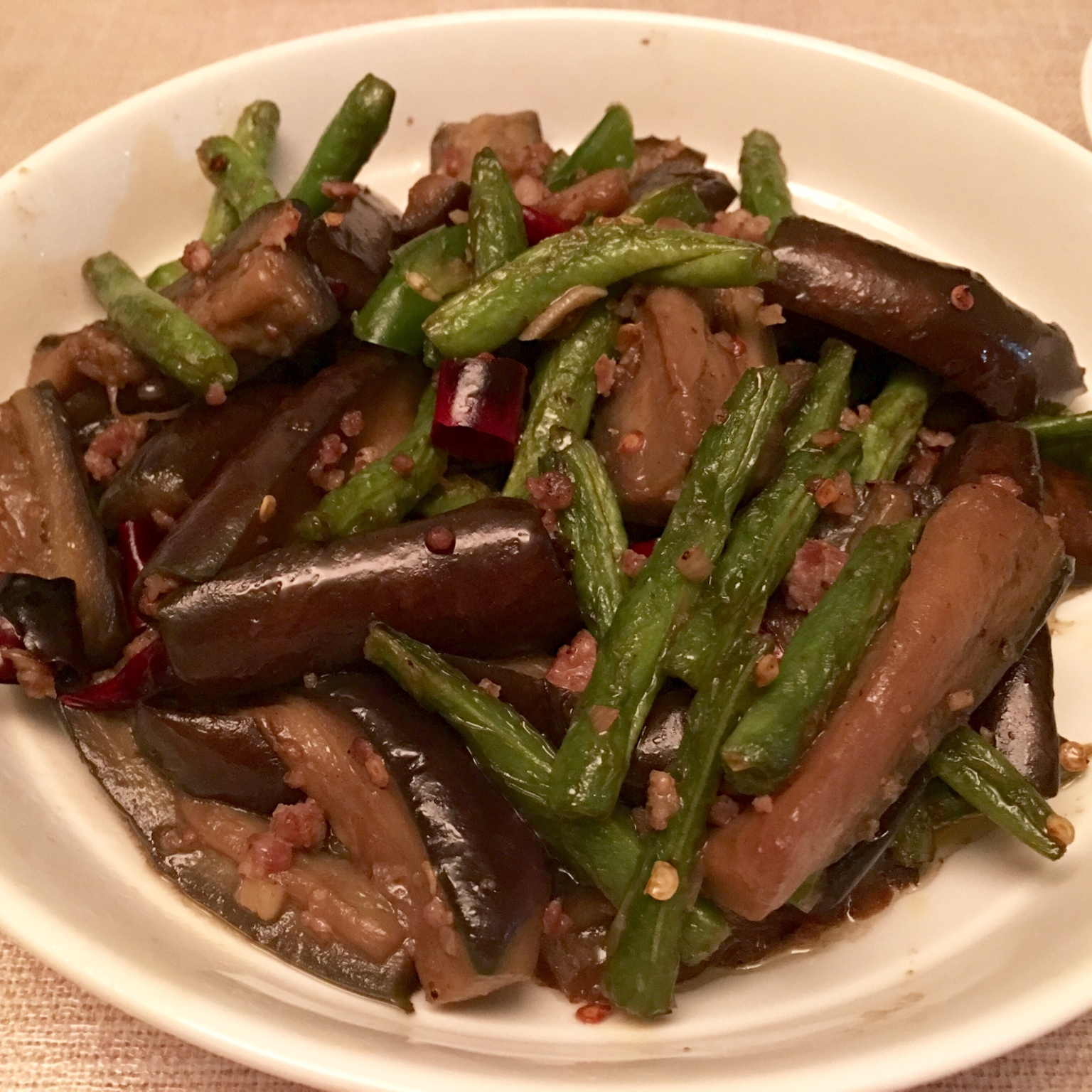 茄子豆角