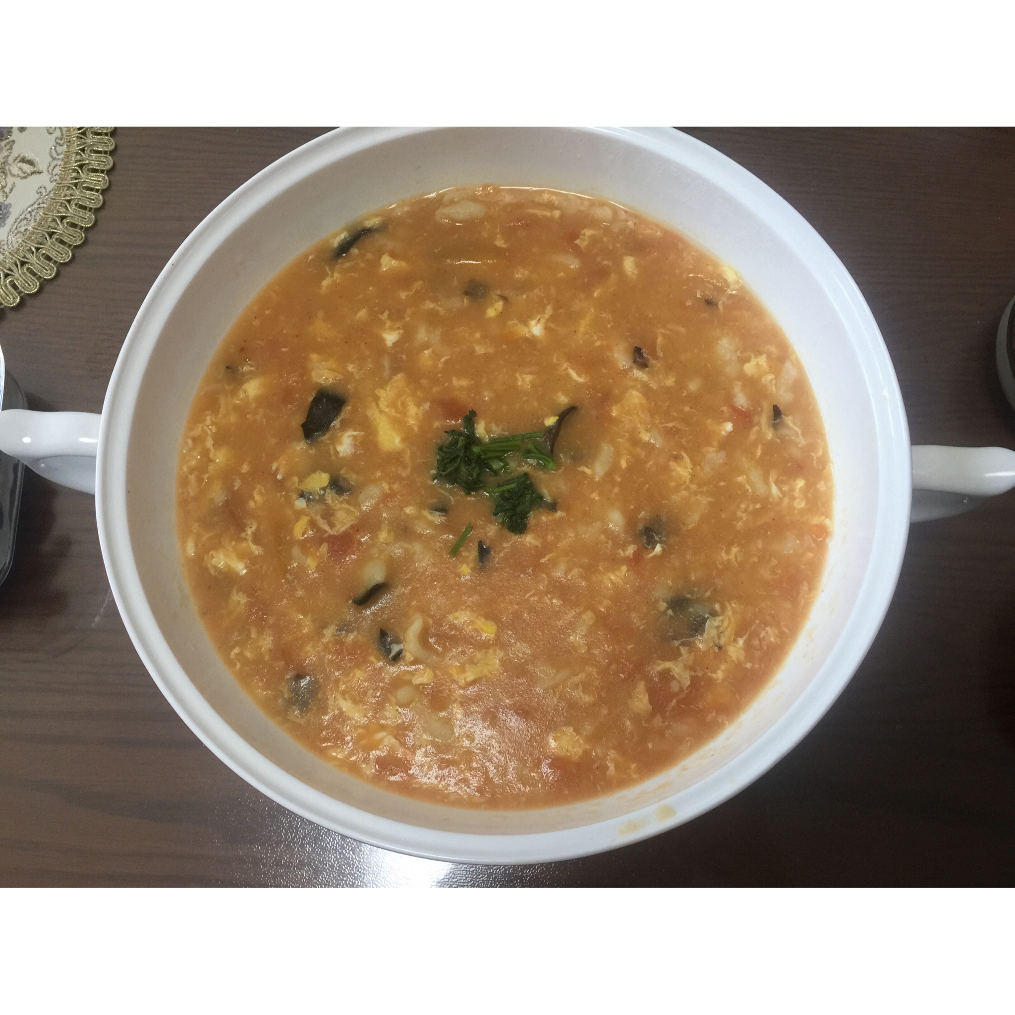 西红柿鸡蛋疙瘩汤