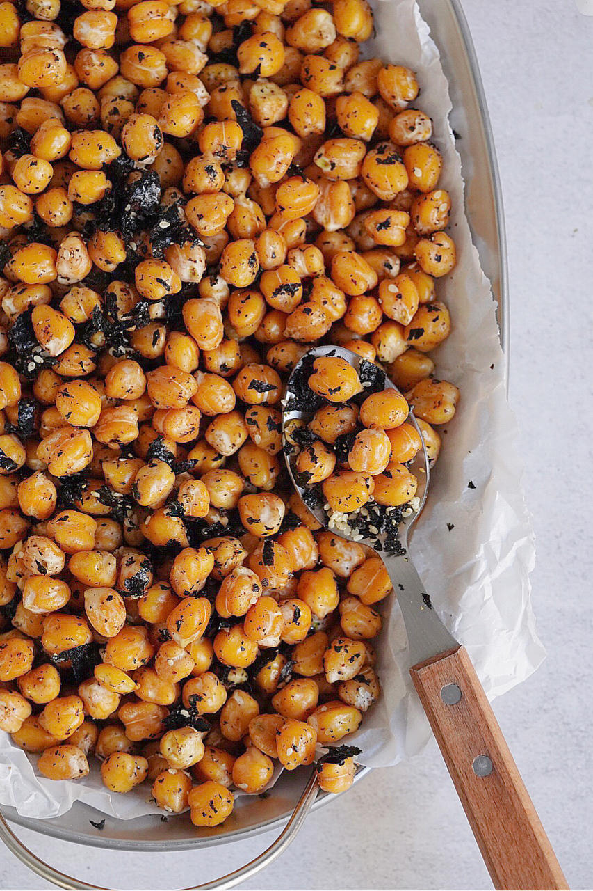 海苔芝麻烤鹰嘴豆