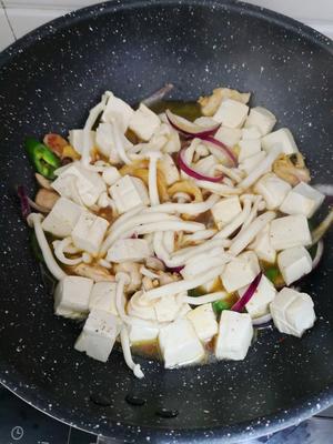 减肥餐豆腐海鲜菇的做法 步骤6