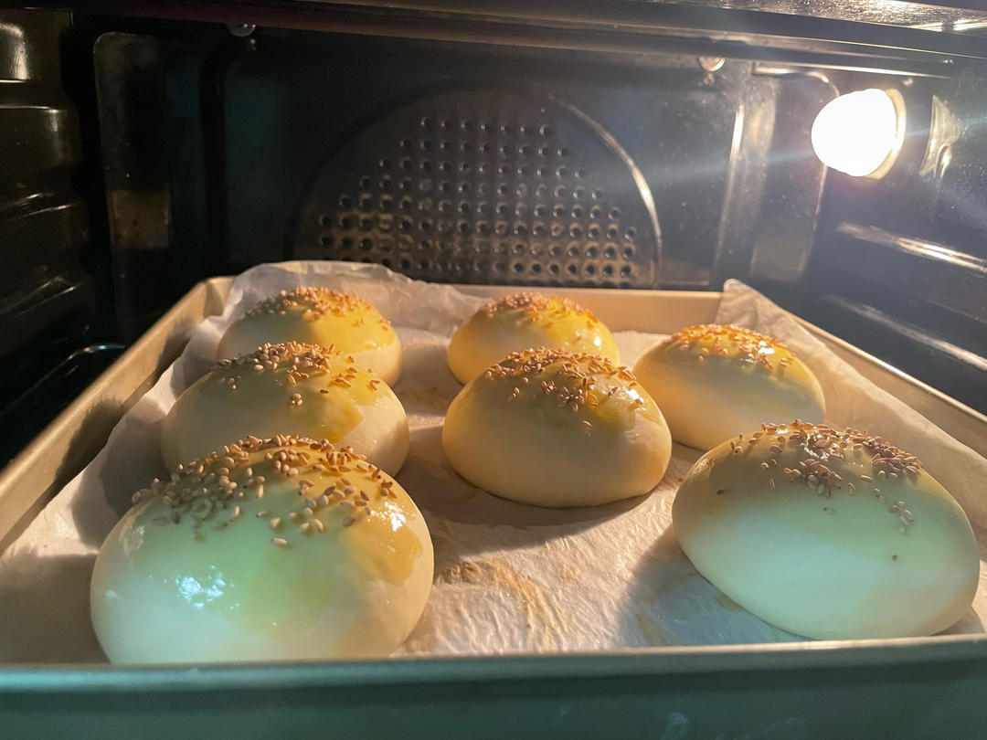 松软烫种汉堡胚